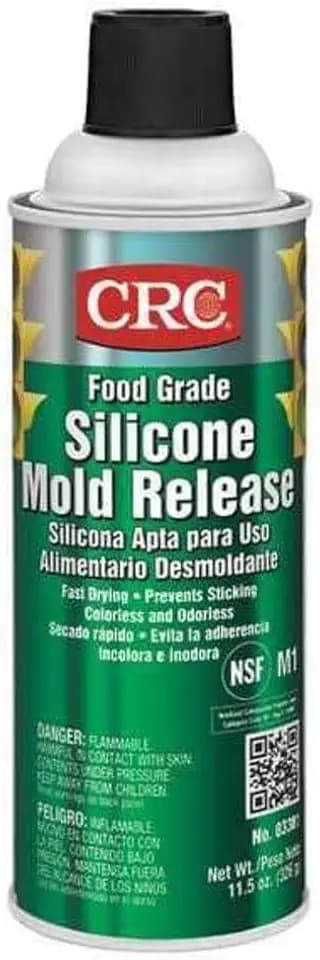 CRC Food Grade Silicone Mold Release 03301 - 11.5 Wt. Oz., Premium Grade Silicone Fluid For High Temperature Applications