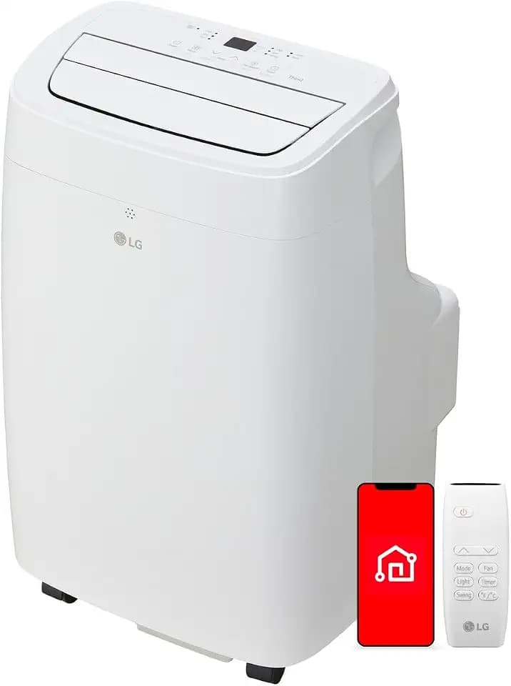 LG 7,300 BTU (DOE) / 11,000 BTU (ASHRAE) Portable AC with Wi-Fi and Remote