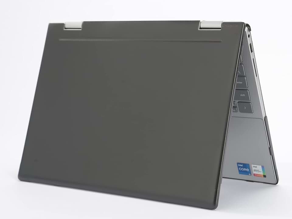 mCover Nur kompatibel mit 2022~2023 14 Zoll Dell Inspiron 7420/7425 2-in-1 Windows Notebook Computer (Nicht für Dell Latitue 7420 14") – Schwarz