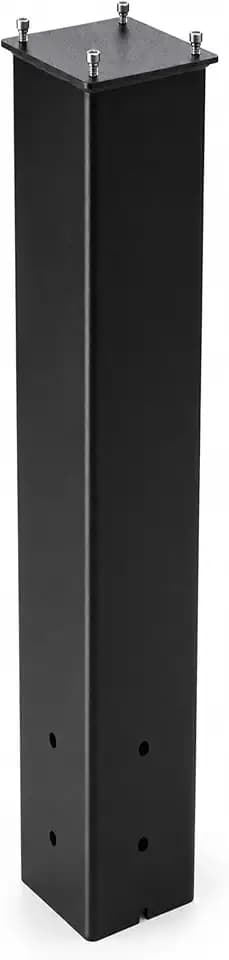 FEBTECH 43 Inch Heavy Duty Steel Mailbox Post - Powder Coated Outdoor Stand