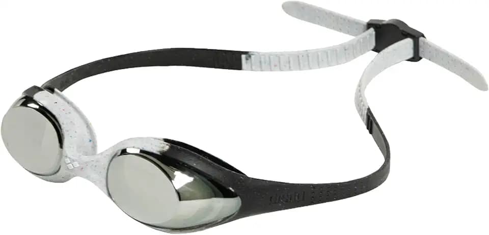 ARENA Unisex Youth Spider Junior Swim Goggles Girls and Boys Ages 6 to 12 Fogless Lenses Easy to Adjust Strap No Leak