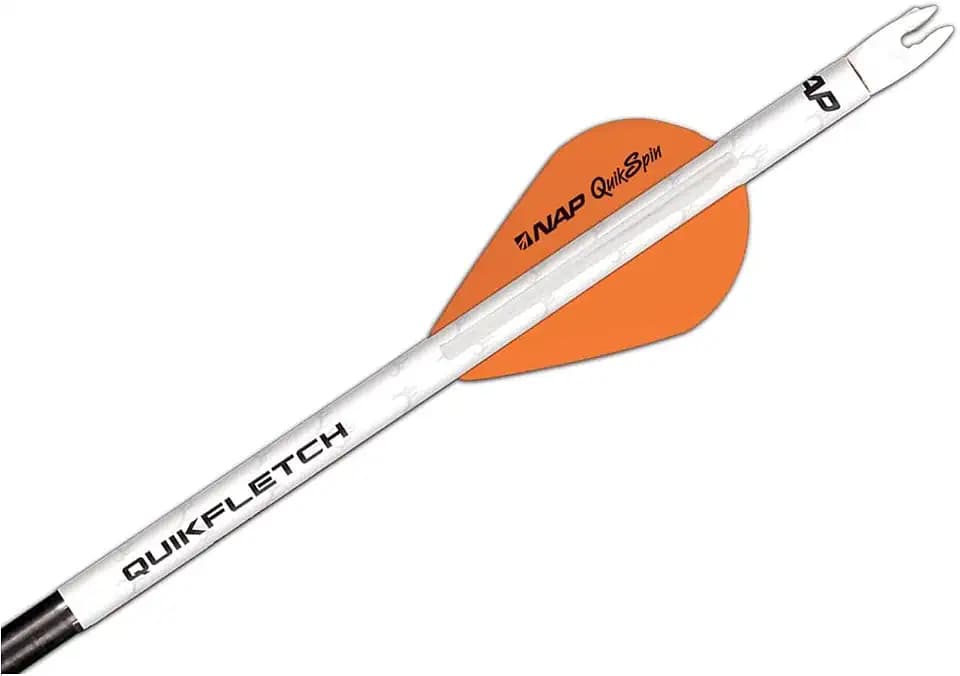 New Archery Products NAP Quikfletch Quikspin Speed Hunter Arrow Fletching System Pack of 6
