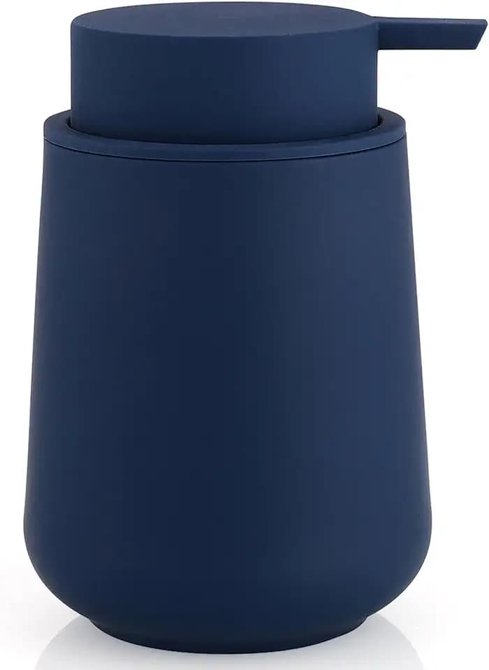 YAUKPH Matte Navy Blue Liquid Hand Soap Dispenser Plastic