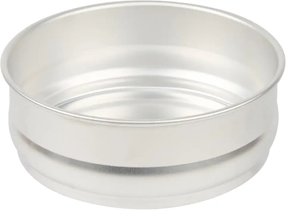 Restaurantware 96 oz Round Aluminum Stacking Dough Pan