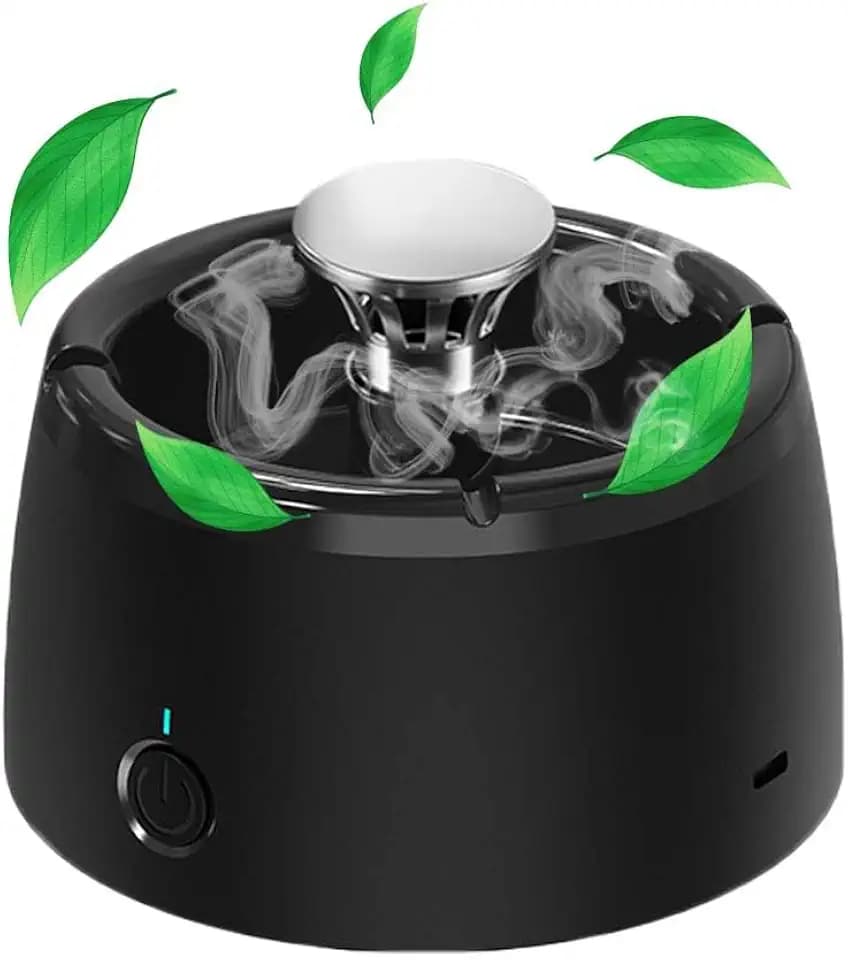 Smokeless Ashtray Indoor Outdoor Air Purifier Home Cigarette Ash Tray