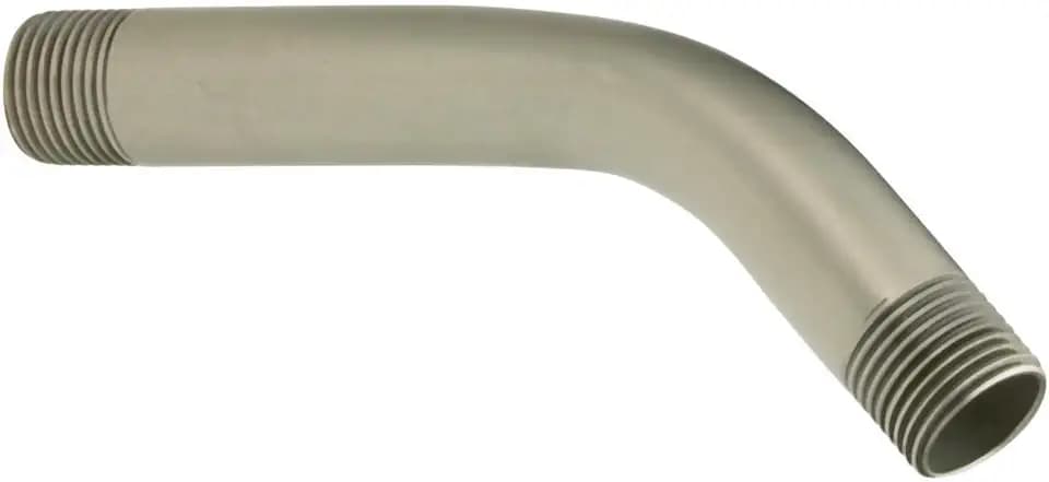 Moen Shower Arm With 1/2-Inch IPS Connections, 6-Inch, Brushed Nickel, 10154BN