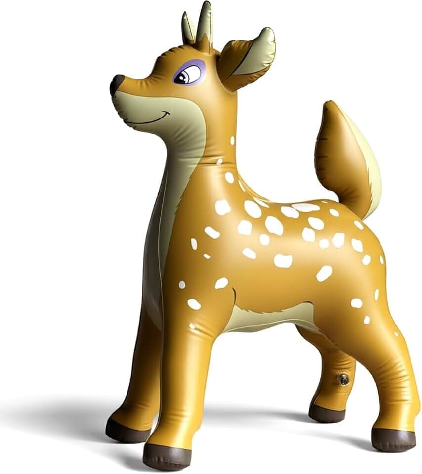 Jet Creations 36" Inflatable Christmas Deer – Large Blow-Up Reindeer Toy, Party Decoration, Birthday Prop, Holiday Yard Décor