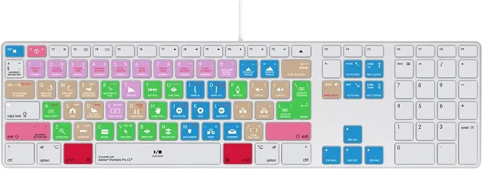 Englische Premiere Pro CC US- und EU-Tastaturabdeckung für Apple G6