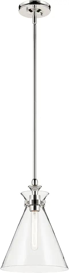 Kichler Larkin 3-Light Linear Pendant Light, Black