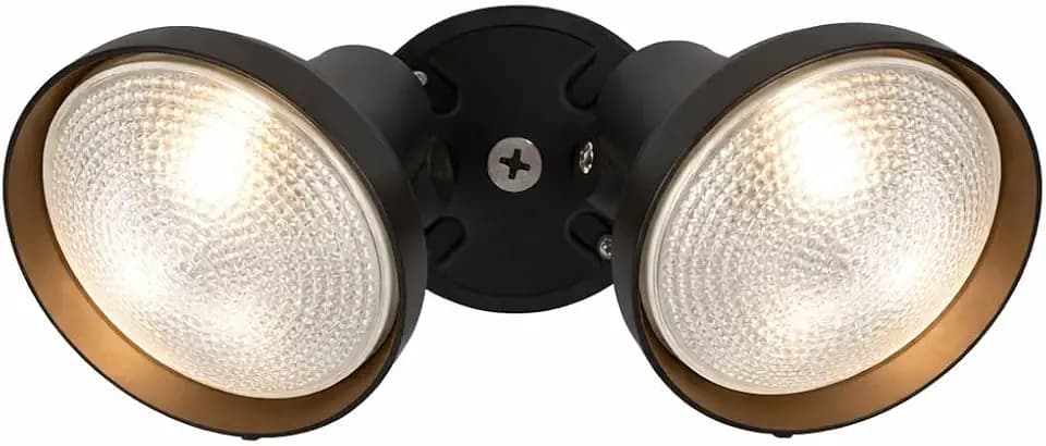 Nuvo SF77/495, 2-Light Outdoor Flood Light, Security Light, Bronze