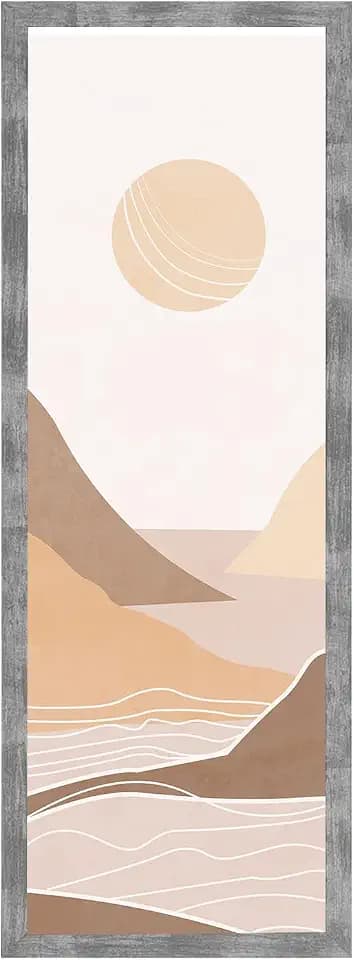 10x30 Frame Distressed Gray, Rustic 30x10 Picture Frame Grey, Art Pic Poster Frame, 10 by 30 Gallery Family Concert Portrait Photo Frame Anniversary/Birthday/Wedding/Thank you/Christmas Gift