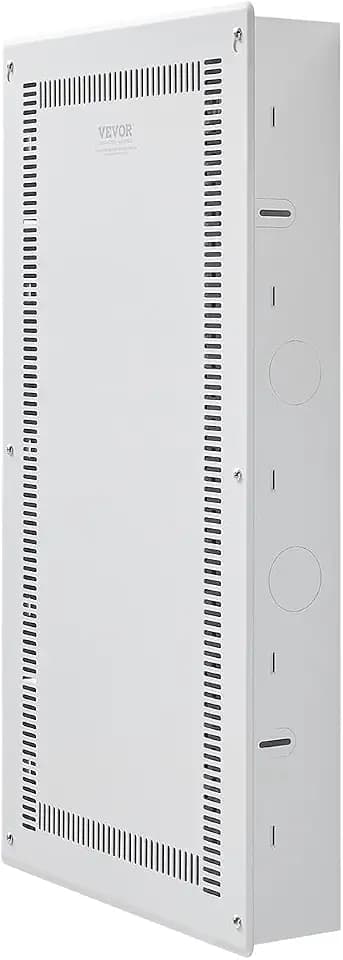 VEVOR Structured Media Enclosure, 28-Inch, Recessed in-Wall Media Box with Cover, Wall-Mount Cable Management Box Kit, Structured Wiring Multi-Media Cabinet, Cold-Rolled Steel, for TV Home Theater