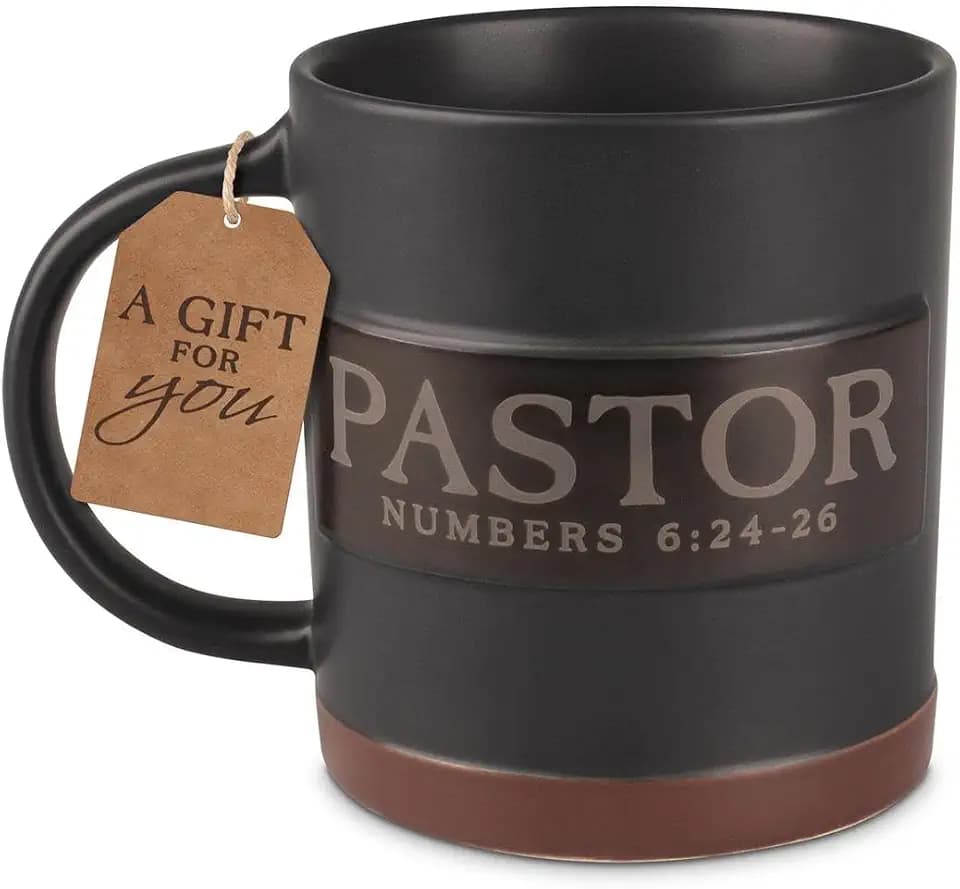 Lighthouse Christian Products Inspirational Coffee Cup Drinking Mug 16 Ounce Ceramic Pastor Blessings