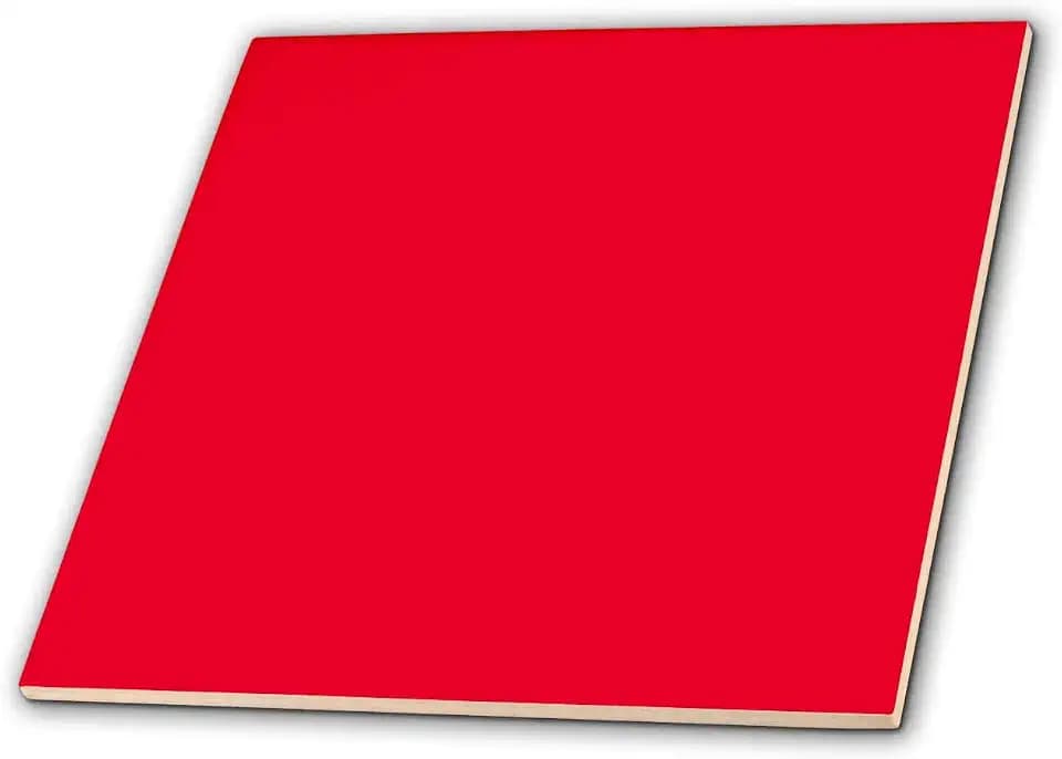 3dRose Color Spanish red - Ceramic Tile, 12-inch (ct_317401_4)