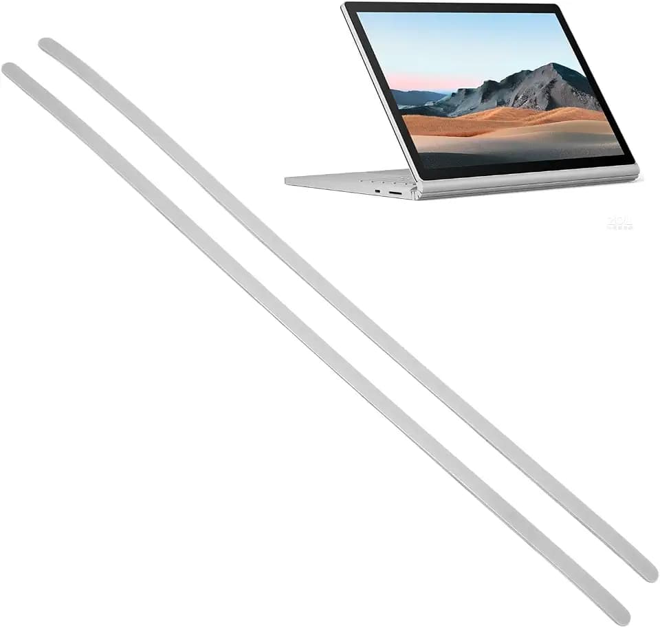 Tonysa Gummi-Fußstreifen für Laptop Studio 14,4 Zoll, Gummi-Anti-Rutsch-Fußstreifen-Set für Laptop, Notebook, DIY-Stoßstangenfüße-Ersatzwerkzeug (Grau)