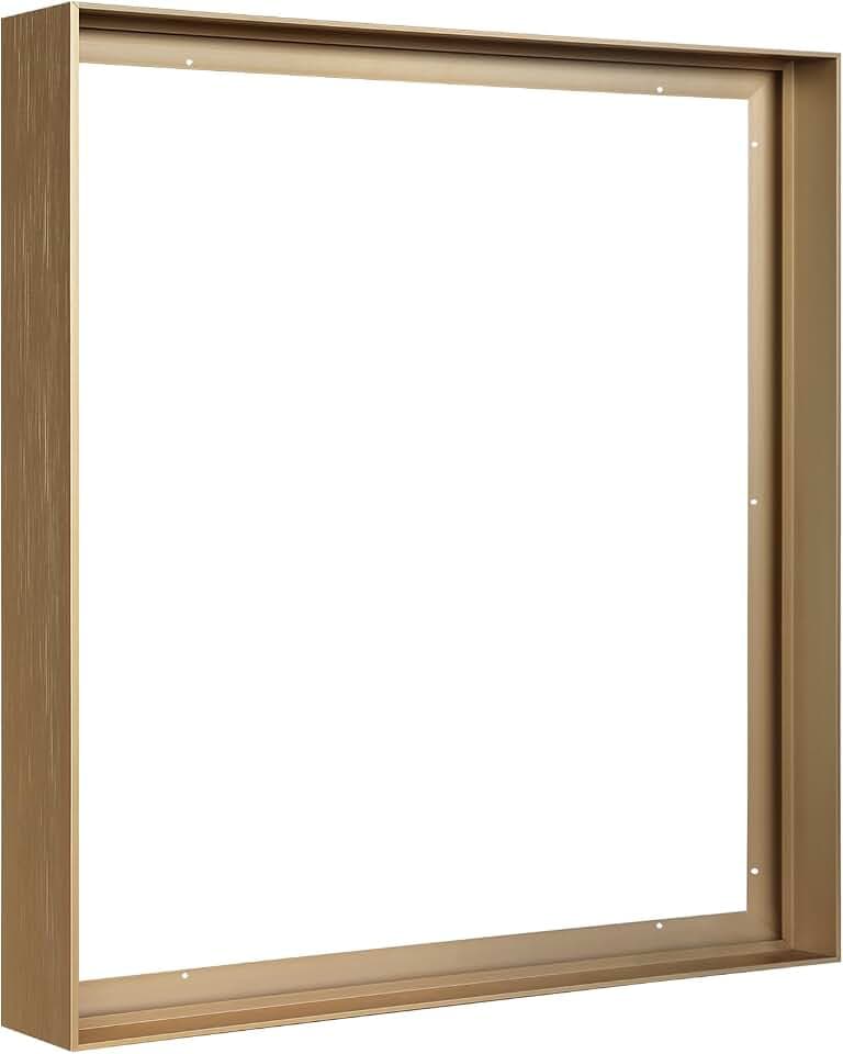 1.5" Deep 24x30 Floating Frame for Canvas Paintings Fun Print,Bronze