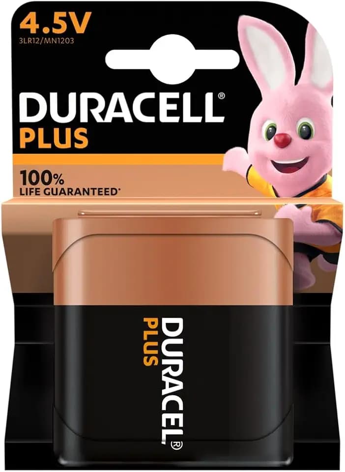 1X Duracell Plus MN1203 (1 Blister mit 1 Batterie) 1 Batterie (3LR12/MN1203 FLAT/4,5V)