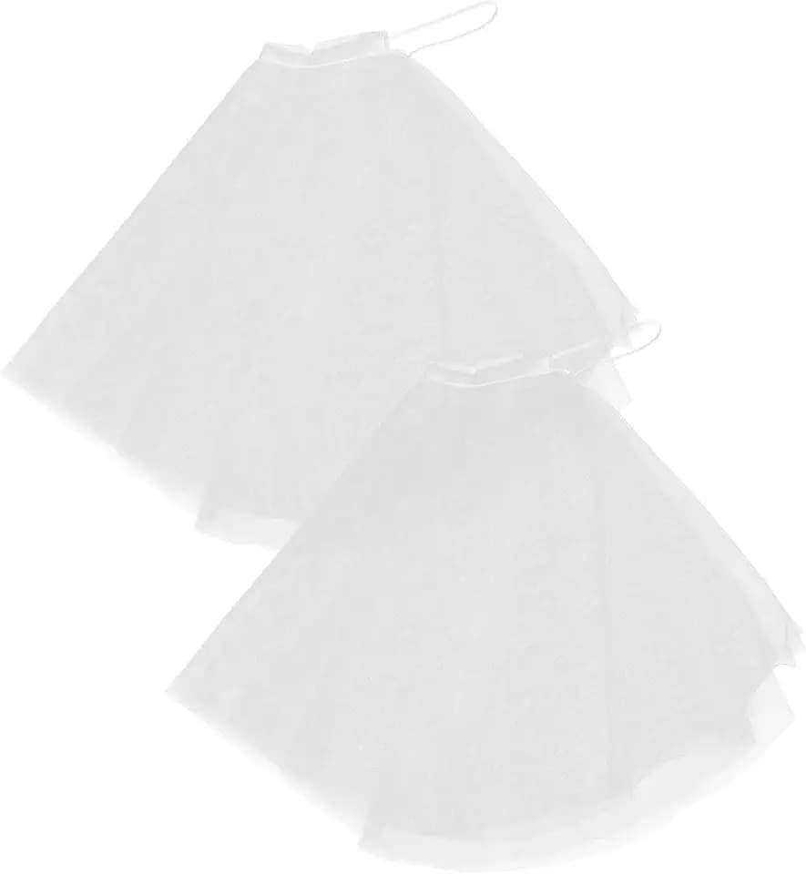SHERCHPRY Bridal Sleeves White Polyester 2 pcs Weddings