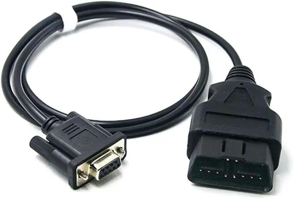 J1962 12V 24V OBD Kabel 16 Pin Stecker auf DB9 Buchse VGA D-Sub 9 Pin OBDII Adapter RS232 Serial Port Line OBD2 Kabel