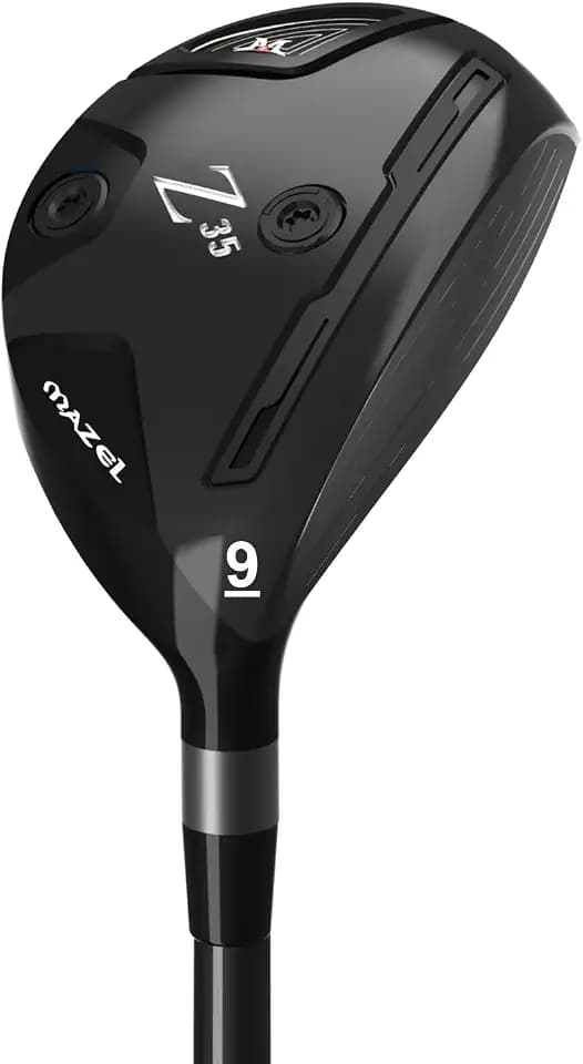 MAZEL Rescue Hybrid Golf Clubs for Men - 2,3,4,5,6,7,8,9,P Single Club for Right Handed Golfers,Regular/Stiff Flex Graphite Shafts