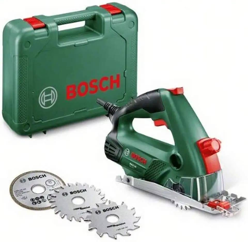 Bosch Mini-Kreissäge PKS 16 (400 Watt, im Koffer)
