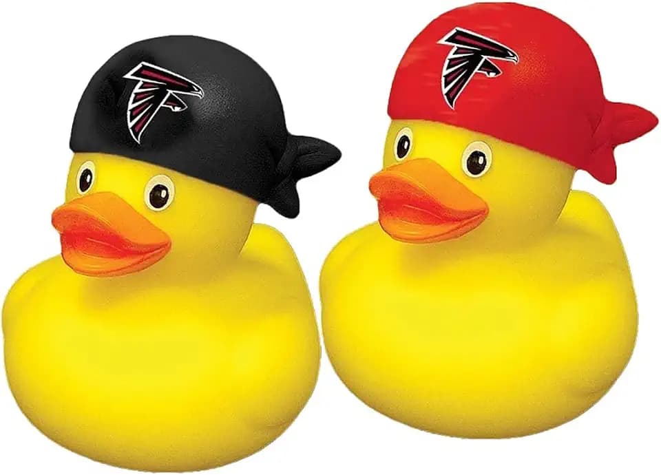 aminco NFL Team Rubber Duck Set Two Pack – Officially Licensed Collectible – Great Gift for Fans