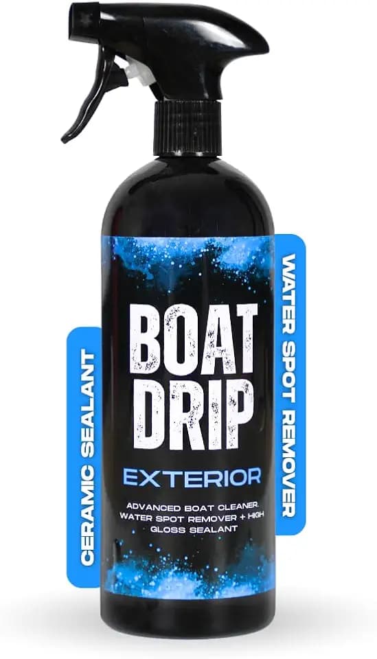 Exterior Cleaner, All Purpose Boat Cleaner with SiO₂ Ceramic Sealant, Tangerine Scent - Effective Water Spot & Boat Protectant, Yachts, Marine Vessels & More
