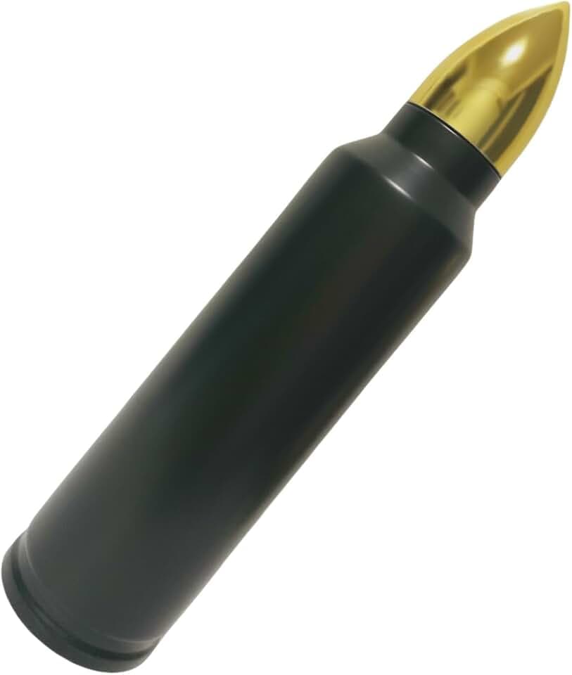 304 Stainless Steel Bullet Water Bottle 34 oz Tumbler Double Wall Vacuum Insulated Cup Coffee Mug Birthday Gift for Him Men Dad (Green, 1L)