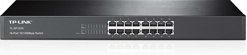 TP-Link TL-SF1016 16-Port 10/100 Rackmount Switch