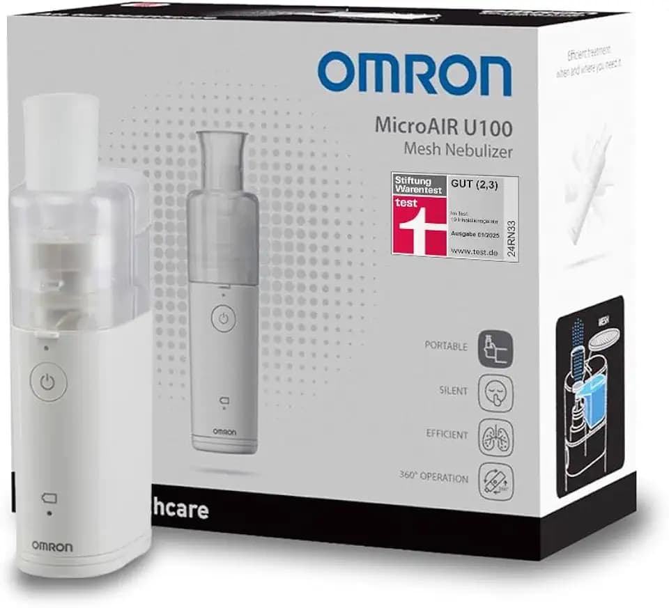 OMRON MicroAir U100 Tragbares Inhalationsgerät, kompakt und leise