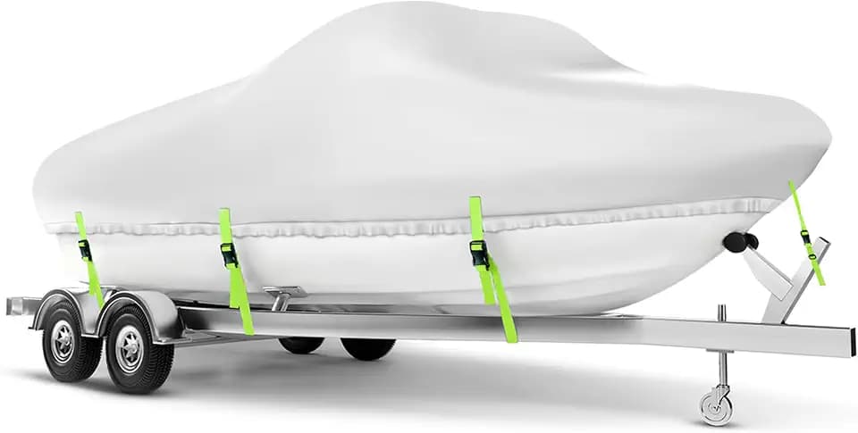 Boat Cover 24-26 ft, Waterproof 900D Heavy Duty Boat Cover