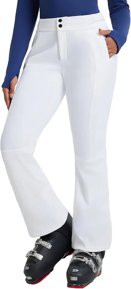 baleaf Women's Snow Pants Insulated Waterproof Slim Ski Pants Snowboard Winter Cold Weather Gear