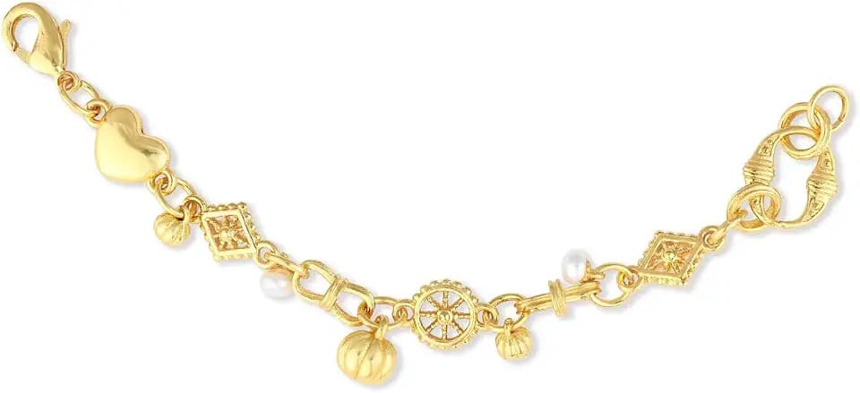 Gold Necklace Extender for Women, 18K Gold Plated Chain Extenders, 3" inch