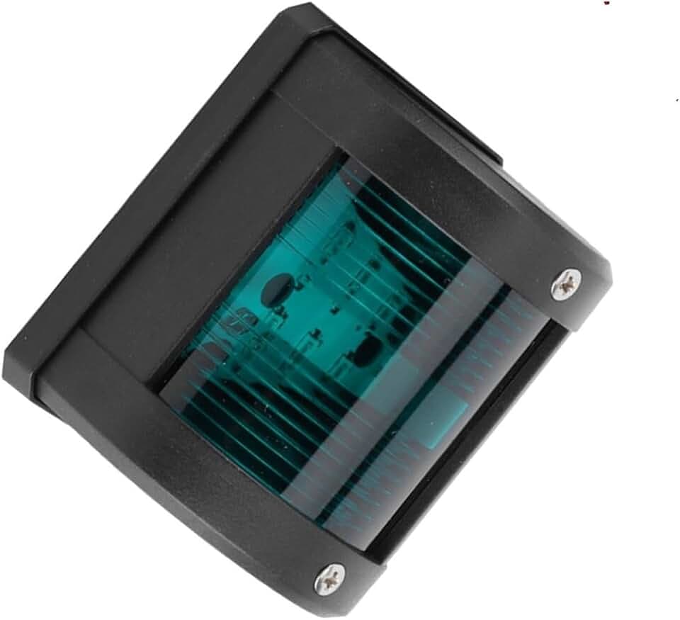 LED Boat Navigation Light 12V Waterproof Sailing Signal Lamp Marine Yacht Starboard Warning Lights(1pc green)