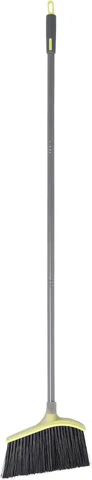 Casabella Wayclean Wide Angle Corner Broom, Gray/Green