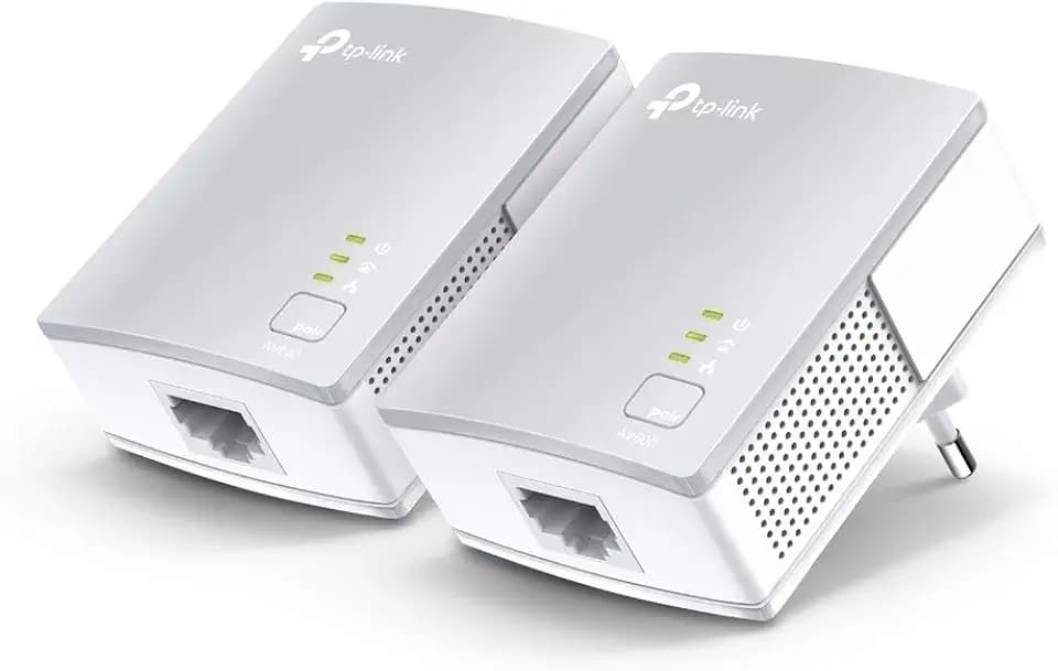 TP-Link Powerline Adapter Set TL-PA4010 KIT(600Mbit/s, 100Mbit/s-Ethernet-LAN, Plug&Play, Kompatibel mit Allen HomePlug AV/AV2 Powerline Adaptern, schnelle Datenübertragung über die Stromleitung)