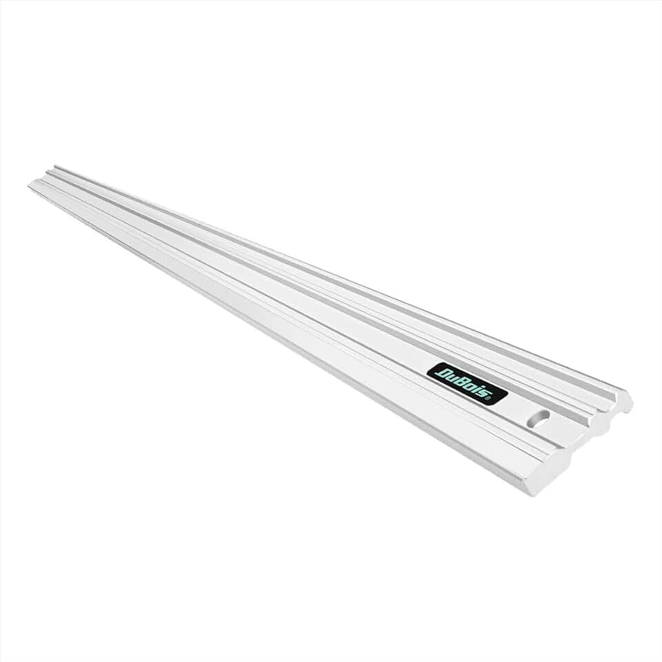 DuBois 50 Inch Machinist Aluminum Straight Edges, with .003'' Tolerance for Checking Surface Warp, Marking/Scribing Lines - Used w/Feeler Gauges for Automotive Repairs, Cylinder Head Checks (51027)