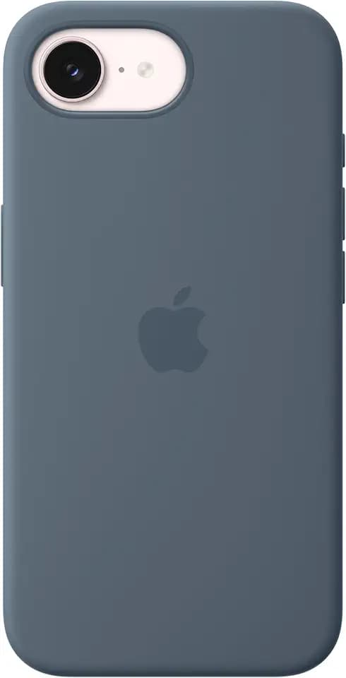 Apple iPhone 17e Silikon Case mit MagSafe – Maritimblau 