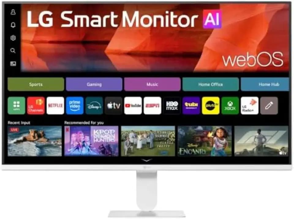 LG Smart All-in-One Monitor 27U511SB-W.AEU | Serie U5 (2026) | 27 Zoll | IPS-Monitor 16:9 | 120Hz | 5ms (GtG) | FHD 1920x1080 | sRGB 99% | WebOS mit Streaming-App verwendbar ohne PC