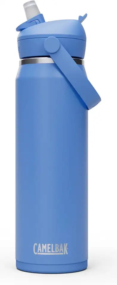 CamelBak Thrive Flip Straw Stainless Steel Water Bottle 25oz, Sky Blue