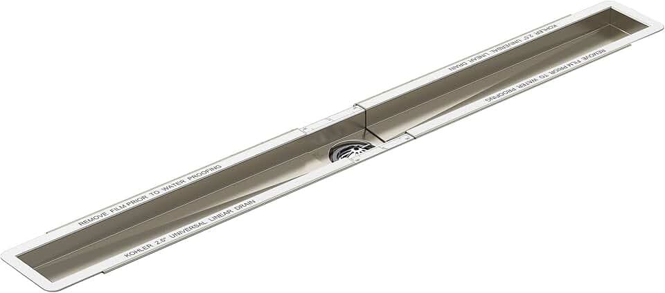 KOHLER ADJUSTABLE LINEAR DRAIN CHANNEL, 2.5"