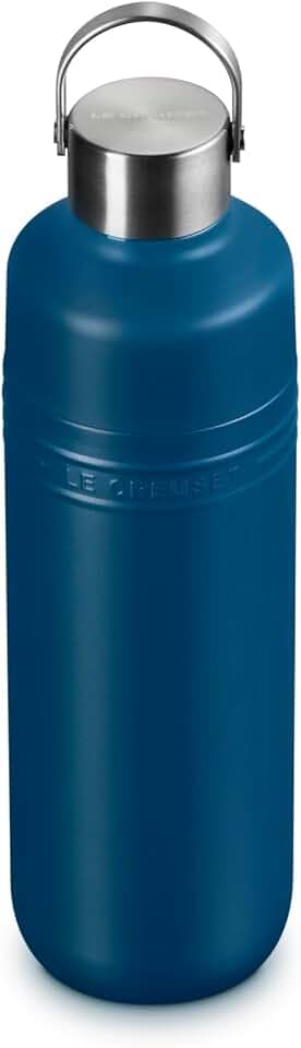 Le Creuset Stainless Steel On The Go Water Bottle, 33 oz., Deep Teal