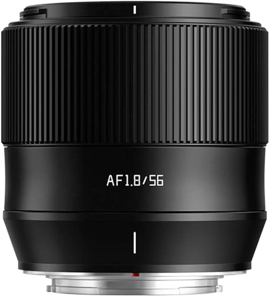 TTArtisan 56 mm F1.8 Autofokus AF Objektiv mit Metallgehäuse, kompatibel mit FujiFilm X Mount, Schwarz