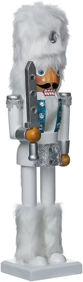 Kurt Adler Russian Nutcracker, 15-Inch, White