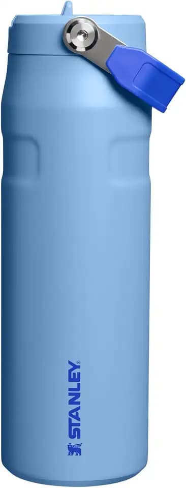 STANLEY IceFlow Flip Straw 2.0 Bottle, 24 oz, Blue Sky