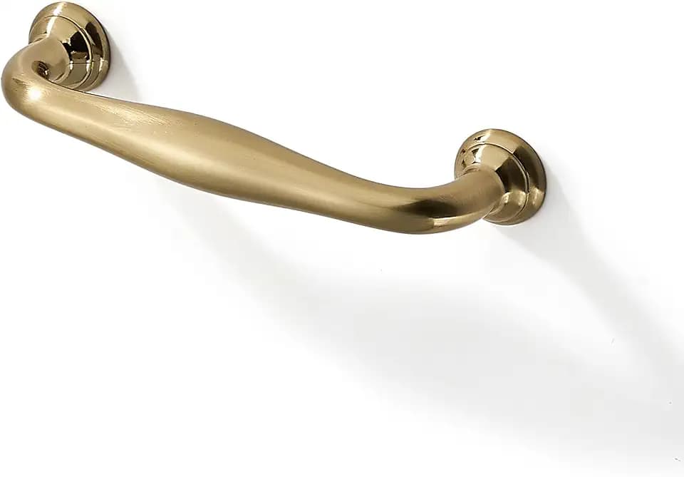SAILING 10 Pack Cabinet Handles-3.8"/96mm Screw Spacing Champagne Bronze Furniture Hardware Handles for Kitchen Cabinets Bedroom Dresser Wardrobe Cabinet Pulls