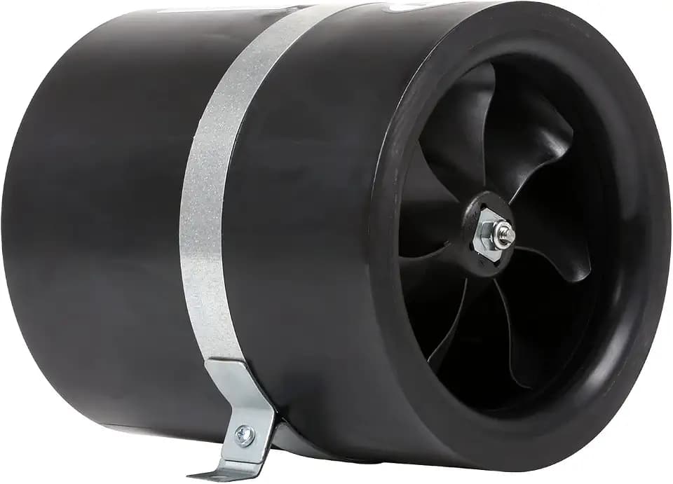 Can-Fan Max-Fan 8-inch 667 CFM inline exhaust fan for the ventilation of grow tents and other hydroponic systems