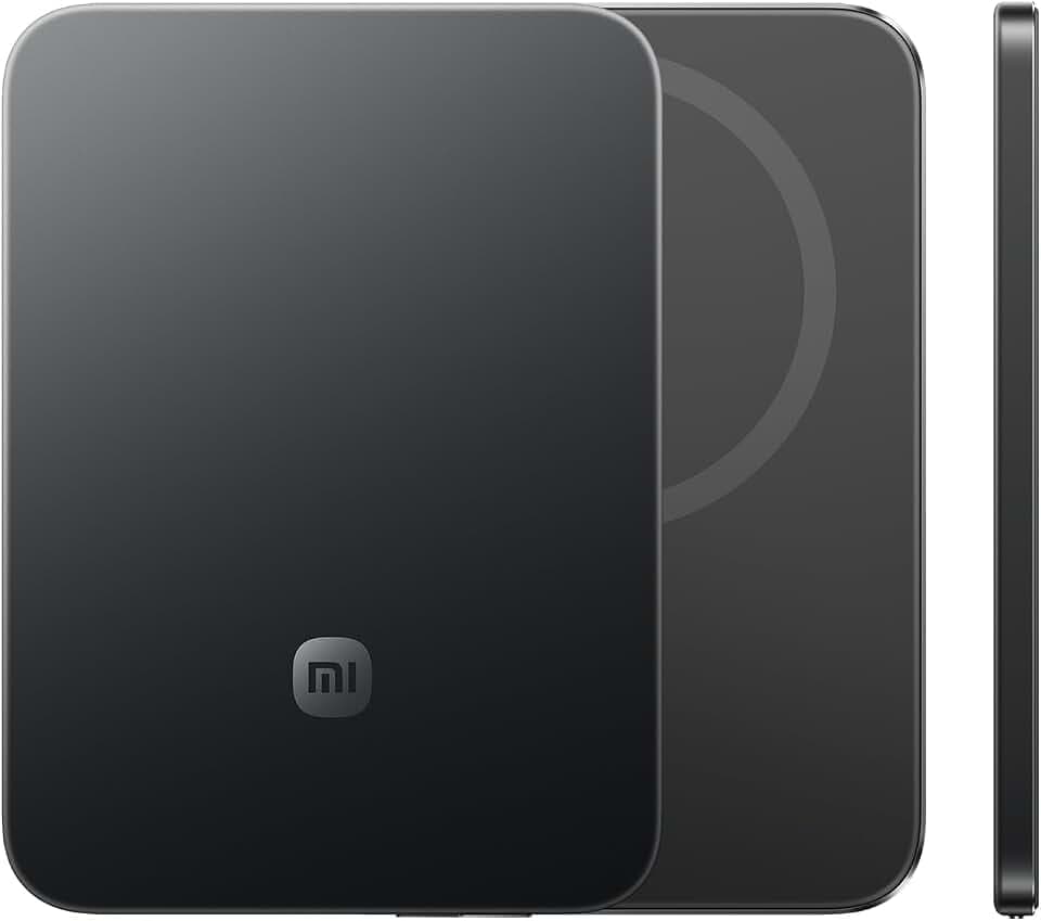 Xiaomi Ultrathin Magnetic Power Bank 5000mAh, 15W MagSafe, Graphite Black