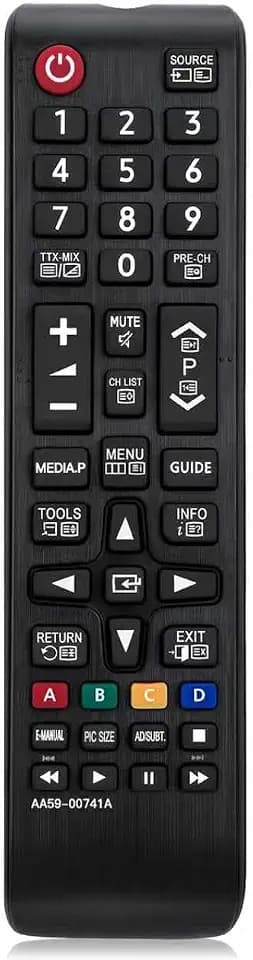 Ersatz-Samsung-Fernbedienung TV AA59-00741A für LED-LCD-Smart-TV. Ersetzt TV-Fernbedienung Samsung BN59-01175N BN59-01199F AA59-00786A AA59-00602A BN59-01247A AA59-00743A