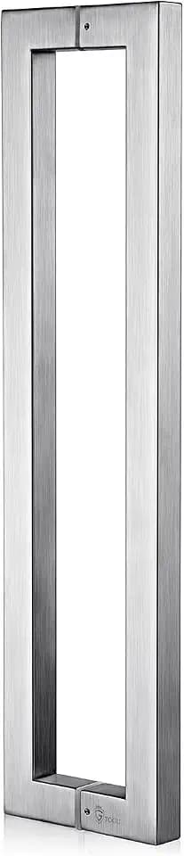 TOGU TG-R3030 1500mm / 60 inches Push-Pull Stainless-Steel Door Handle for Entrance/Entry/Shower/Glass/Shop/Store, Interior/Exterior Barn & Gates - Brushed Stainless Steel Finish